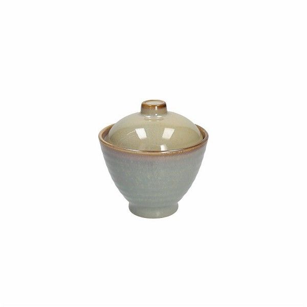 Bowl with Lid 10 cm Jap New Brown - Tognana