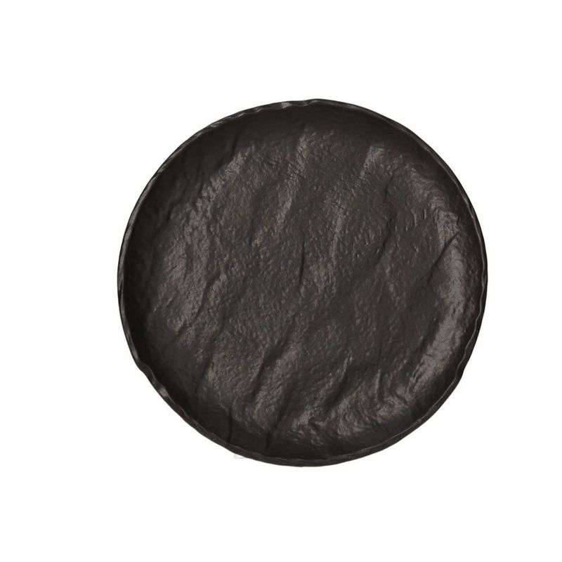 Bread Plate 16 cm Vulcania Black - Tognana