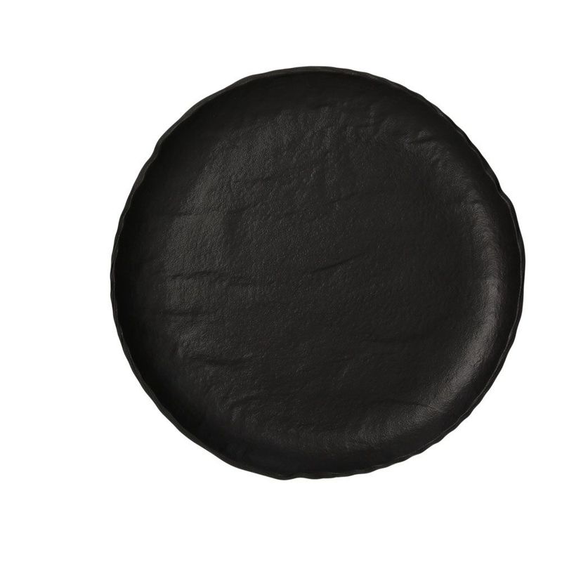 Flat Plate 28.7 cm Vulcania Black - Tognana