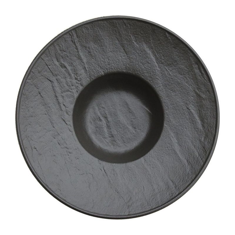 Gourmet Deep Plate 27 cm Vulcania Black - Tognana