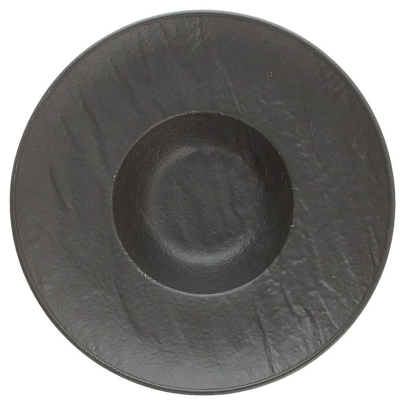 Gourmet Deep Plate 24 cm Vulcania Black - Tognana
