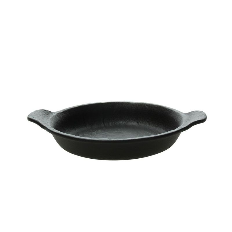 Casserole with 2 Handles 15 cm Vulcania Black - Tognana