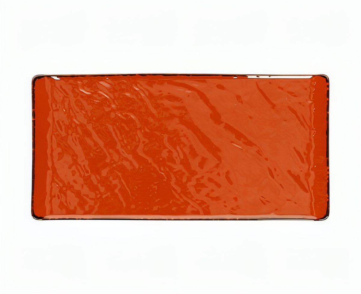 Rectangular Plate 30 x 15 cm Vulcania Veggie Orange - Tognana