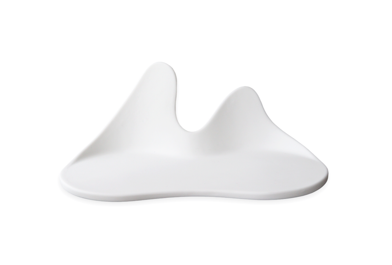 Cookplay matte porcelain plate 24.5x12 cm dual area horeca