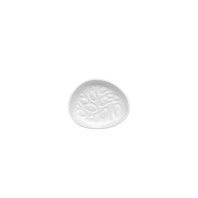 Cookplay matte porcelain oval plate 9x7.5 cm horeca