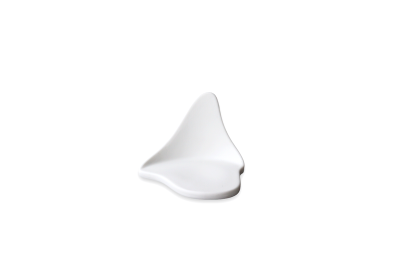 Cookplay matte porcelain plate 10x9.5 cm finger food horeca