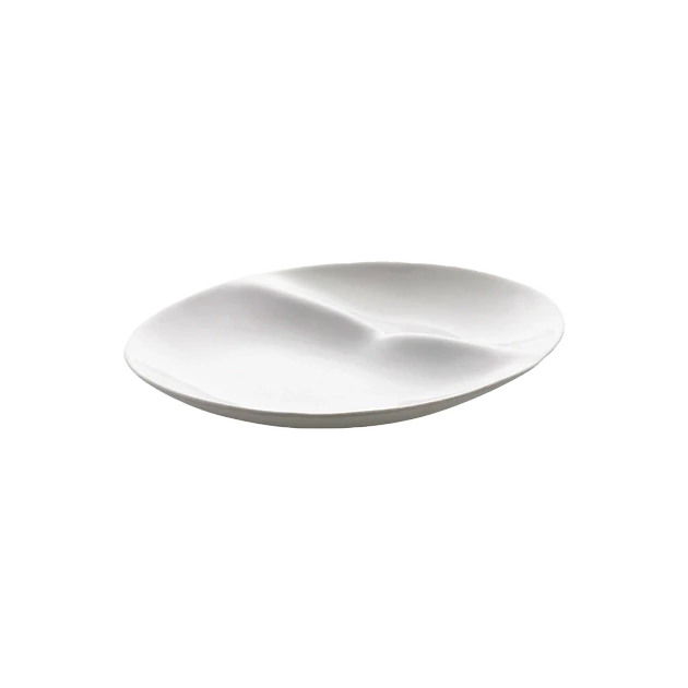 Piatto dessert Cookplay lucido porcellana 19x20.5 cm horeca