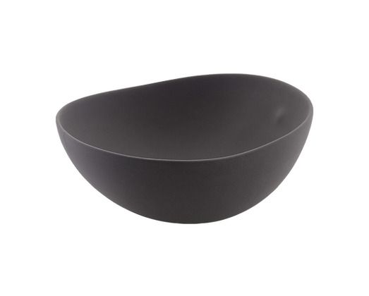 Matte Black Ramen Bowl 18,5 X 19,5 cm Shell Line - Cookplay