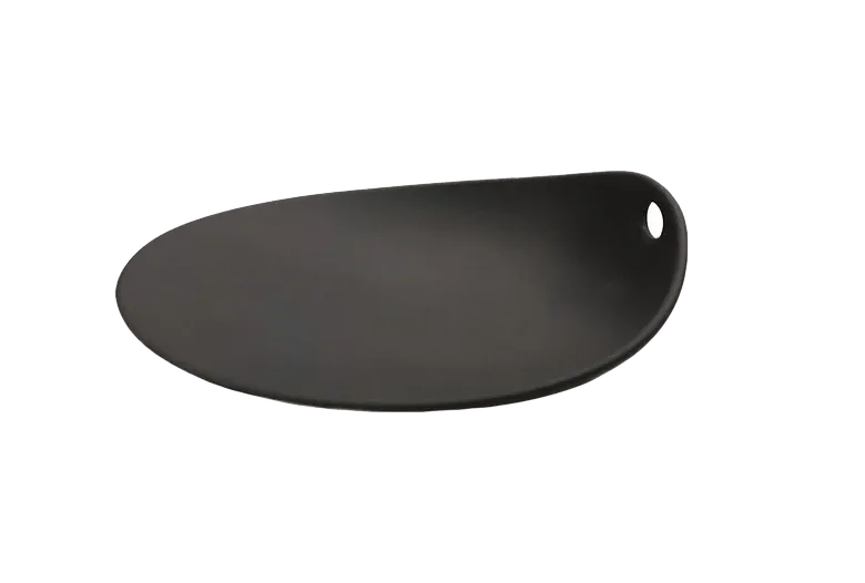 Piattino nero 14 x 11 cm Jomon - Cookplay