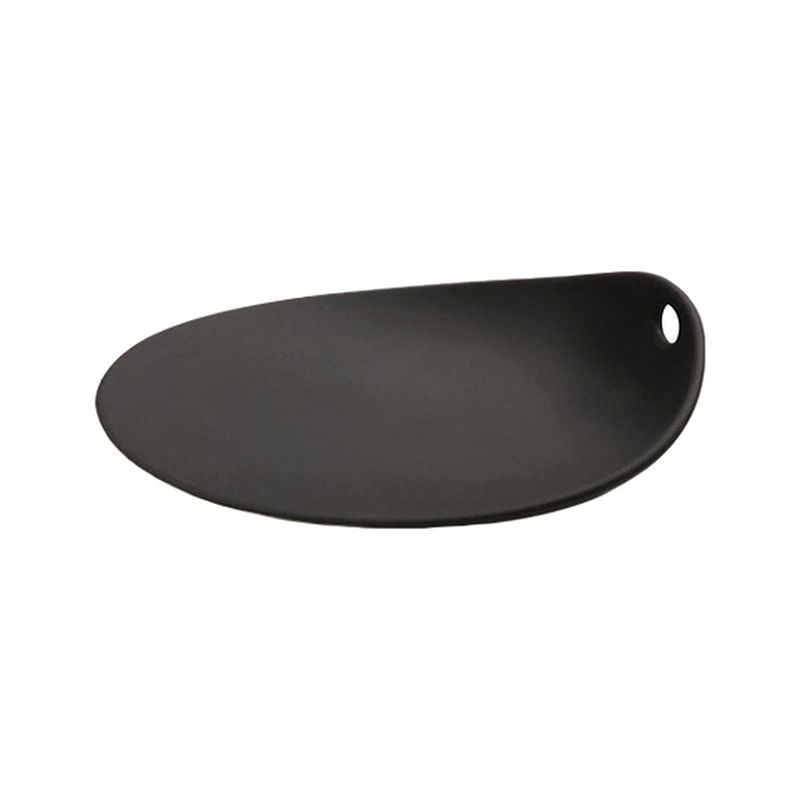 Schwarzer Kleiner Teller 14 X 11 cm Jomon Beltz - Cookplay