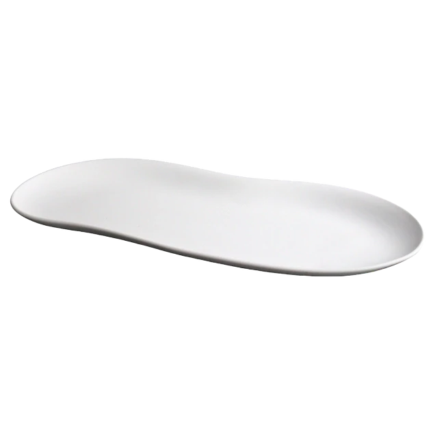 Piatto piano Cookplay lucido porcellana 37.5x19 cm horeca