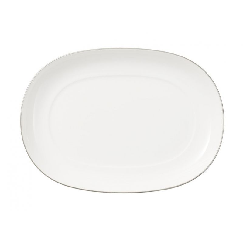 Oval Baking Dish 20.5 x 14.7 cm - Anmut Platinum - Villeroy &amp; Boch