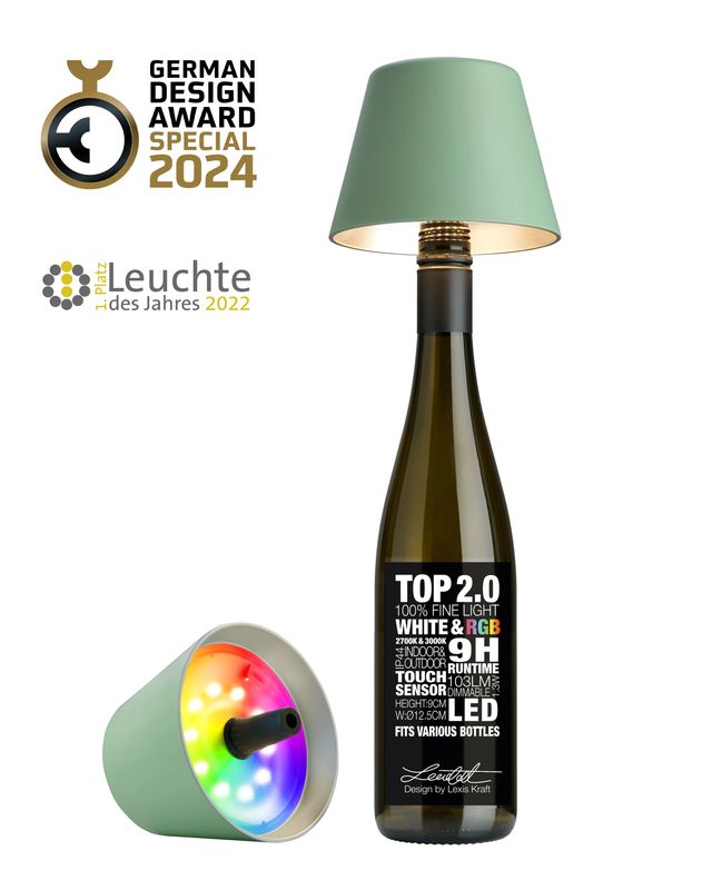 Top 2.0 LED Table Lamp Olive Green - Sompex
