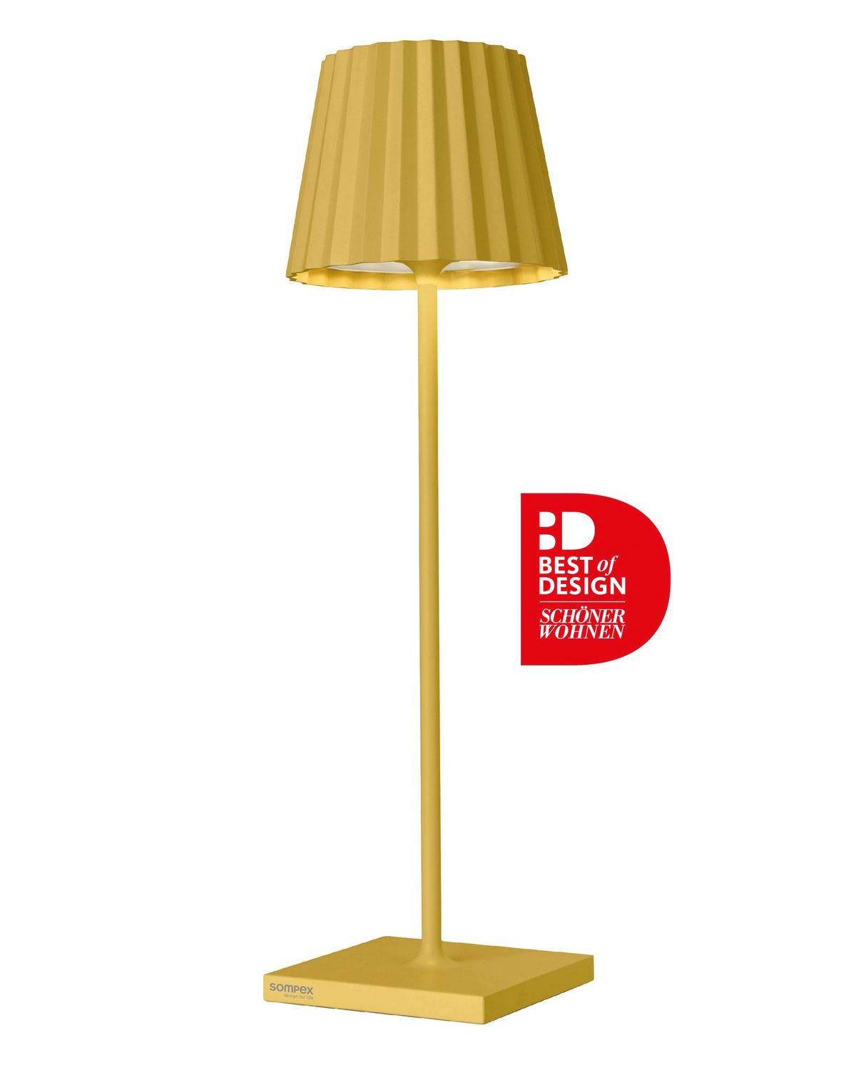 Troll 2.0 LED Yellow Table Lamp - Sompex