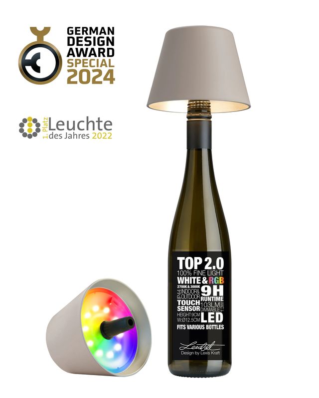 Top 2.0 LED Table Lamp Sand - Sompex