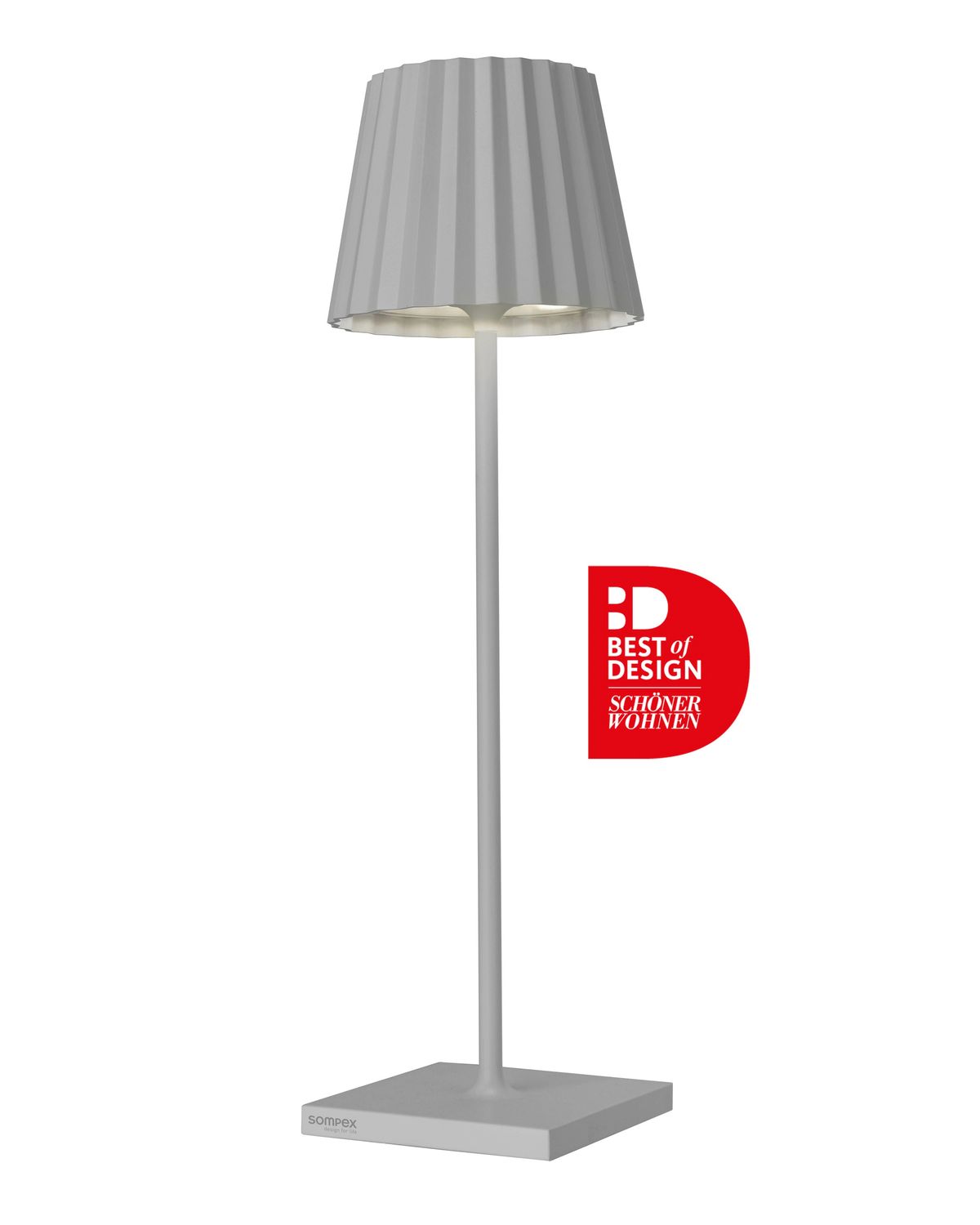 Troll 2.0 LED Table Lamp Gray - Sompex
