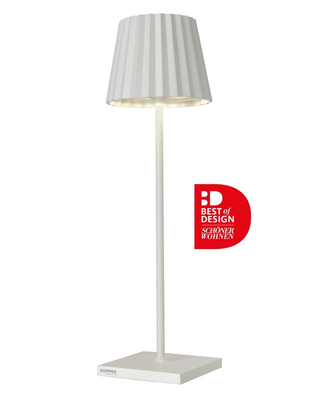 Troll 2.0 LED Table Lamp White - Sompex