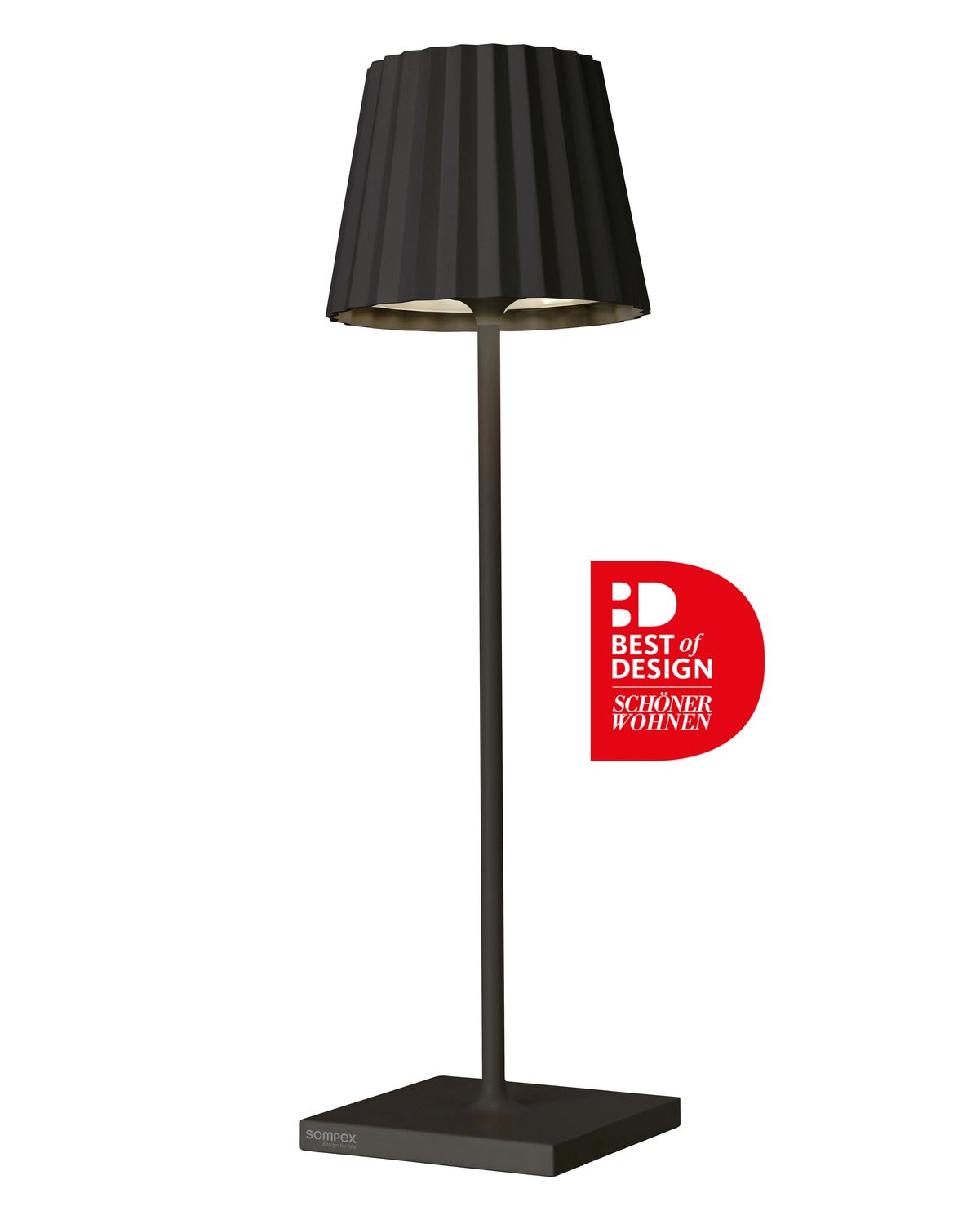 Troll 2.0 LED Table Lamp Black - Sompex
