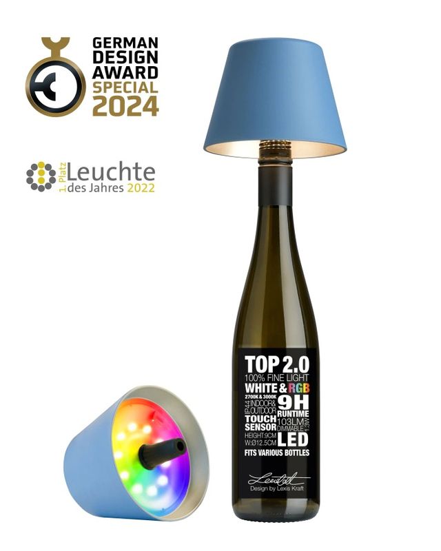 Top 2.0 LED Table Lamp Blue - Sompex