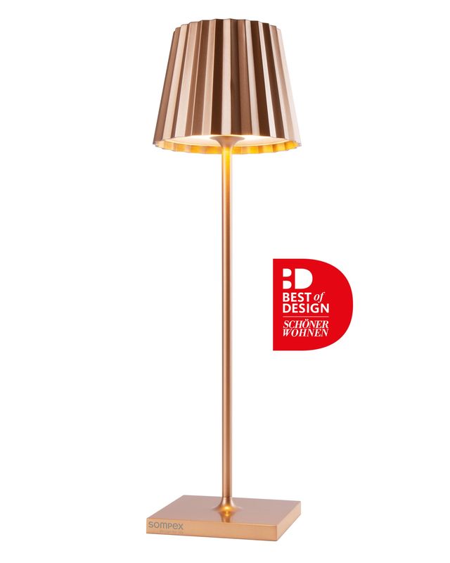 Troll 2.0 LED Table Lamp Copper - Sompex