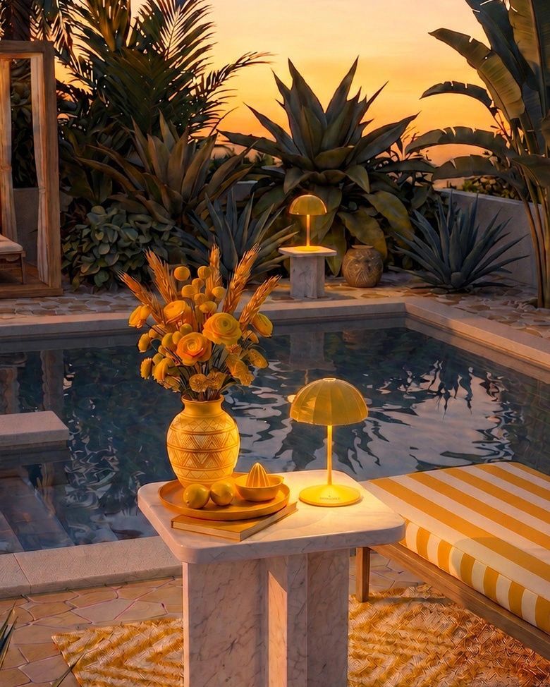 Outdoor Lamp Ombrellino LED Yellow - Sompex