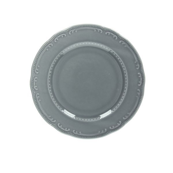 Dessert Plate 21.7 cm Vecchio Vienna Gray - Tognana