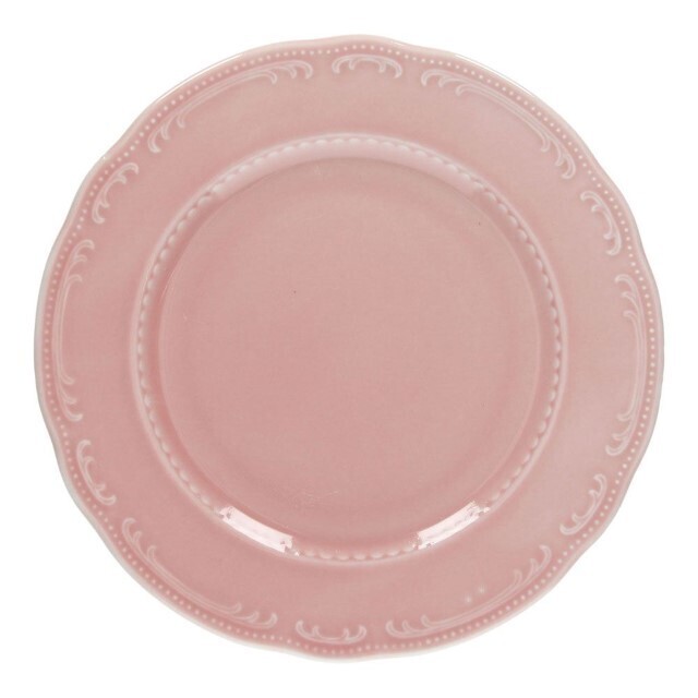 Flat Plate 28 cm Vecchio Vienna Pink - Tognana