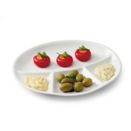 Oval Fondue Plate 28.7 x 24 cm Party - Tognana