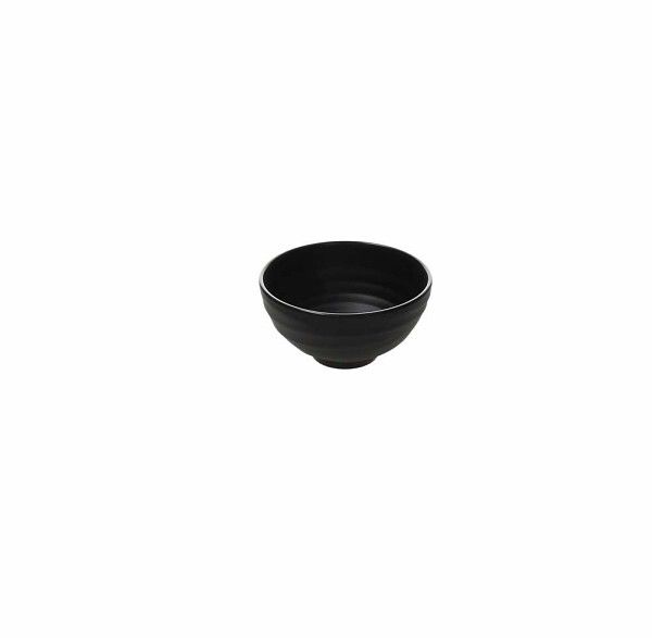 Bowl with Foot 13.8 cm Black Show Plate - Tognana