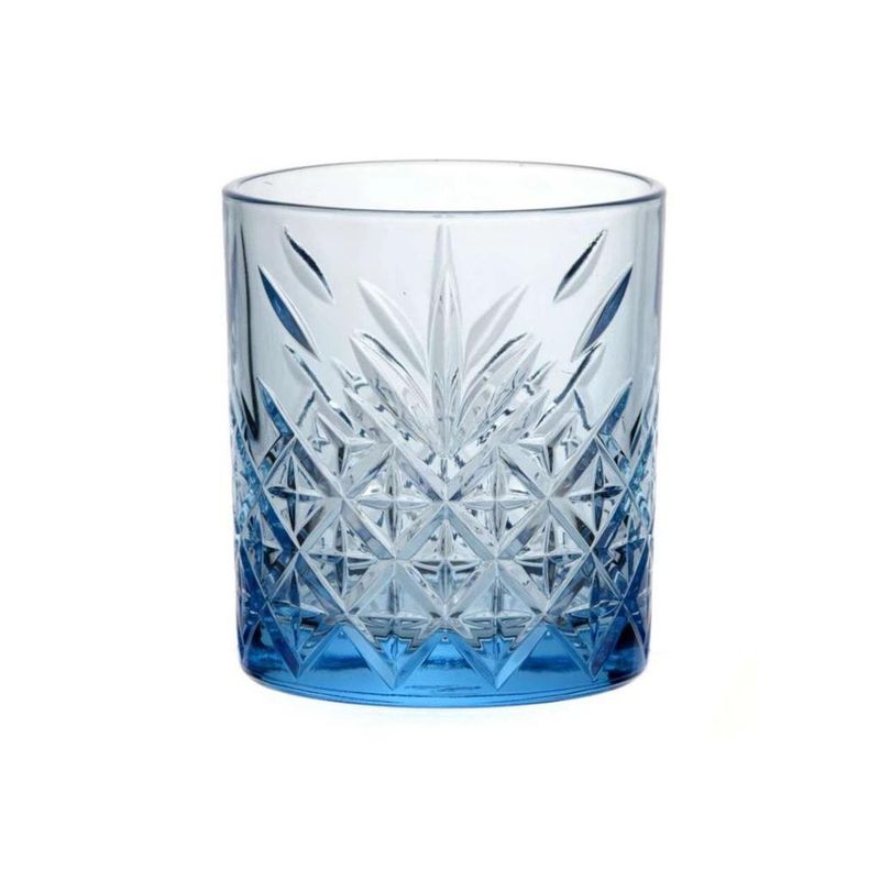 Pasabahce Timeless tumbler 34.5 cl turquoise glass for horeca service
