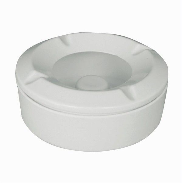 Windproof Ashtray 10 cm White Show Plate - Tognana