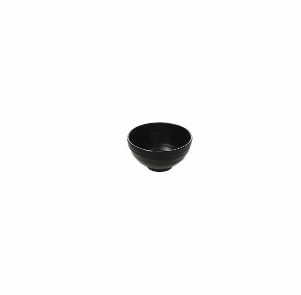 Bowl with Foot 11.3 cm Black Show Plate - Tognana