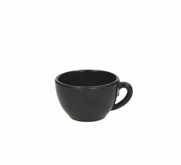 Moka Cup 9 cl Black Show Plate - Tognana