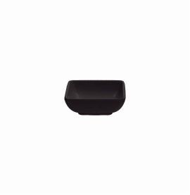 Square Plate 7.3 cm Black Show Plate Finger Food - Tognana