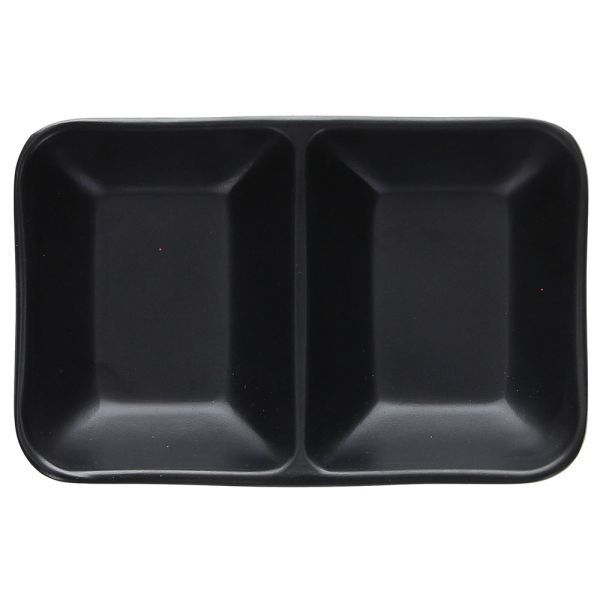 Plate with 2 Compartments 12.5 x 8 cm Show Plate Finger Food - Tognana