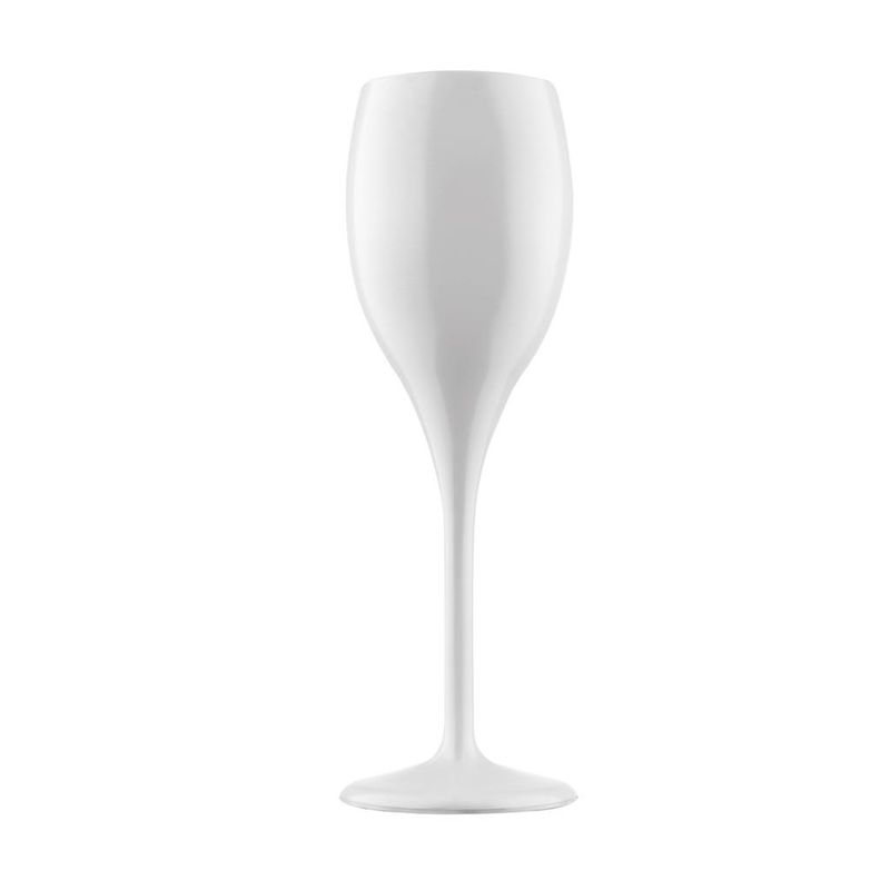 Flute Glass Opale 15 cl White - Brevetti Waf