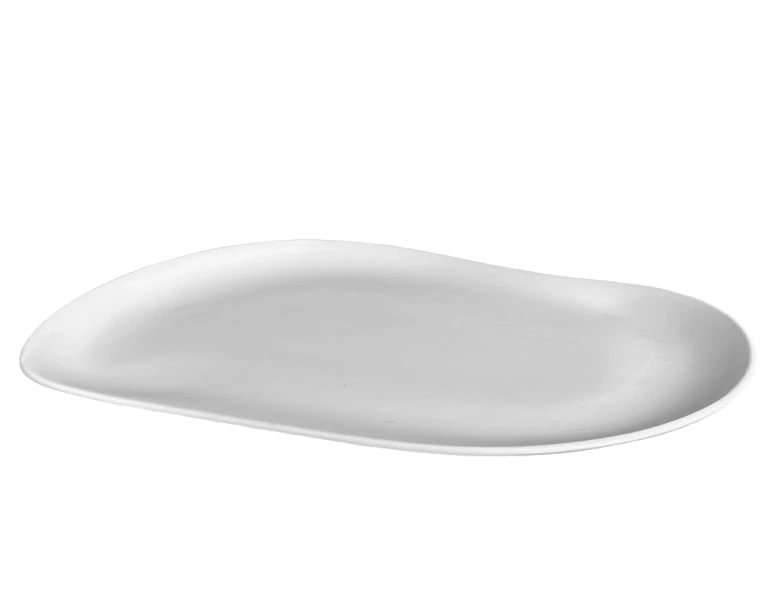 Piatto pesce Cookplay opaco porcellana 46x31 cm horeca