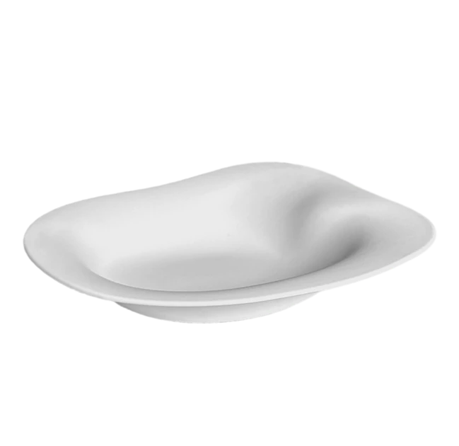 Piatto fondo Cookplay opaco porcellana 25.5x21.5 cm horeca