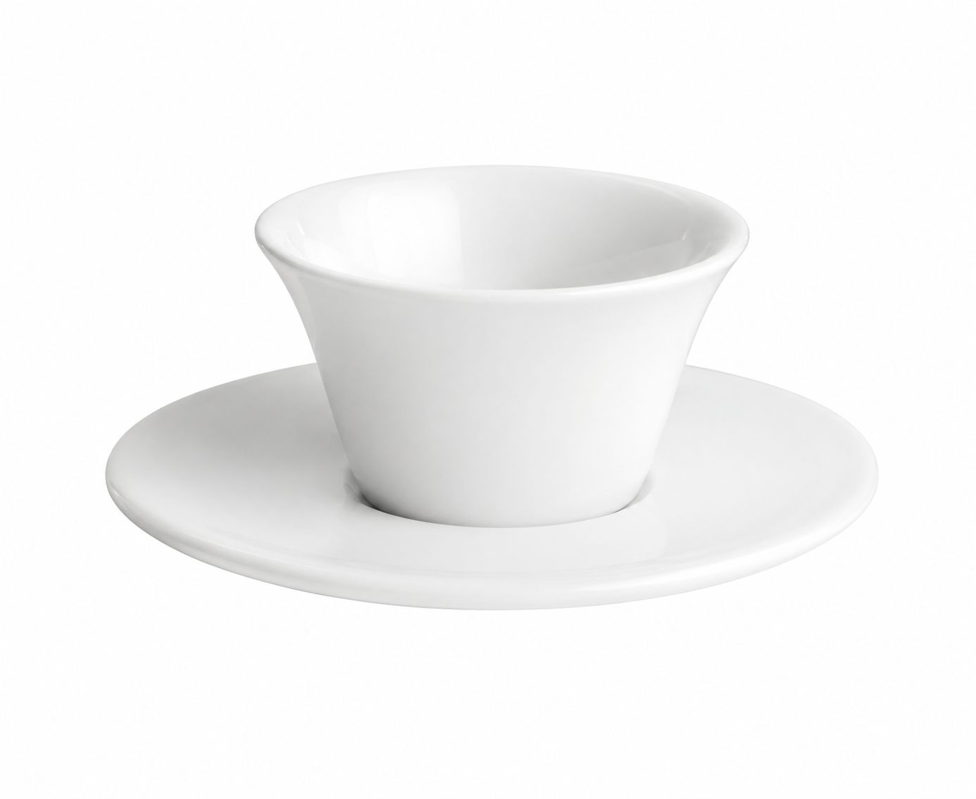 Set Of 2 Glossy Coffee Cup With Saucer 80 ml Fly - Cookplay