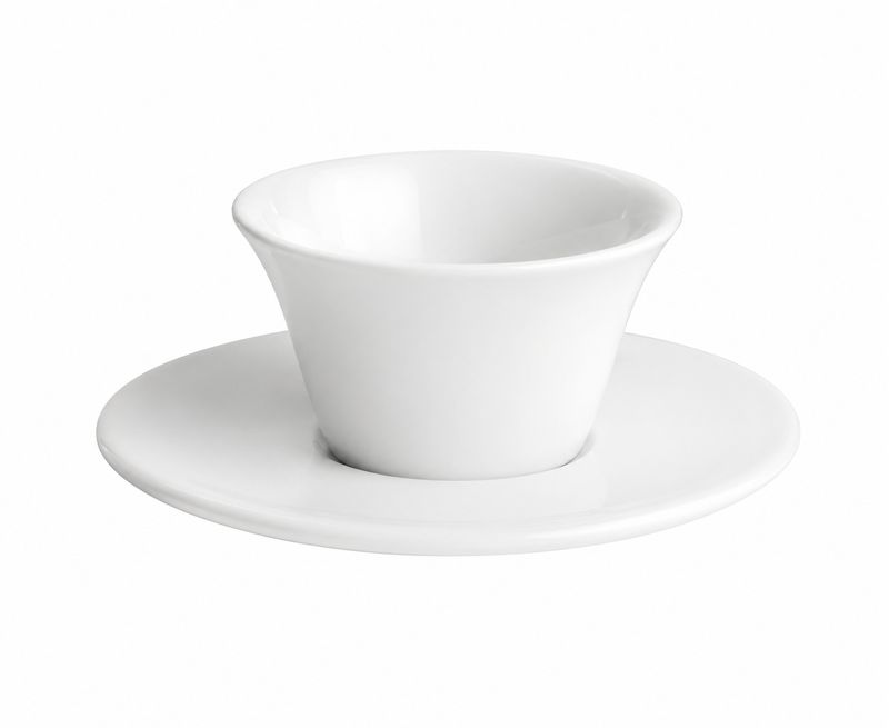 Set Of 2 Glossy Coffee Cup With Saucer 80 ml Fly - Cookplay
