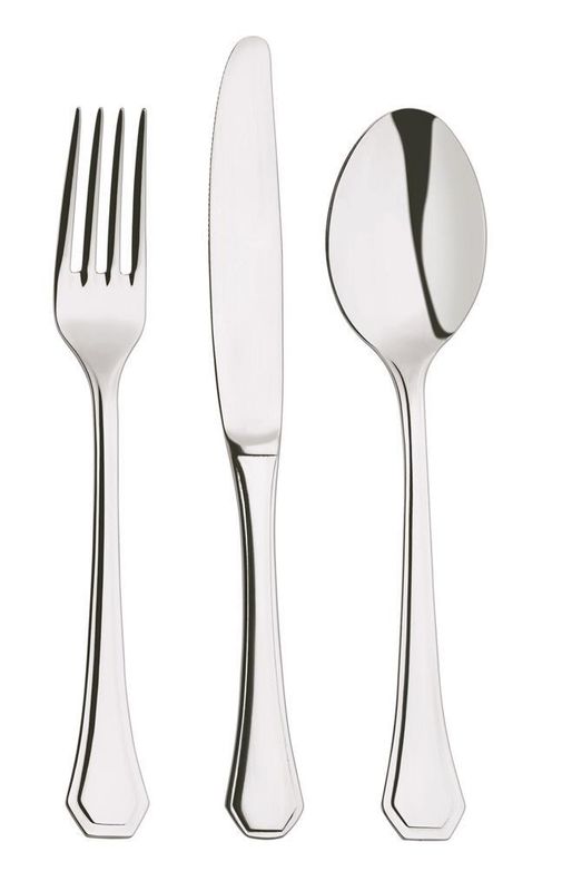 Abert stainless steel dessert fork Tornado line for horeca service
