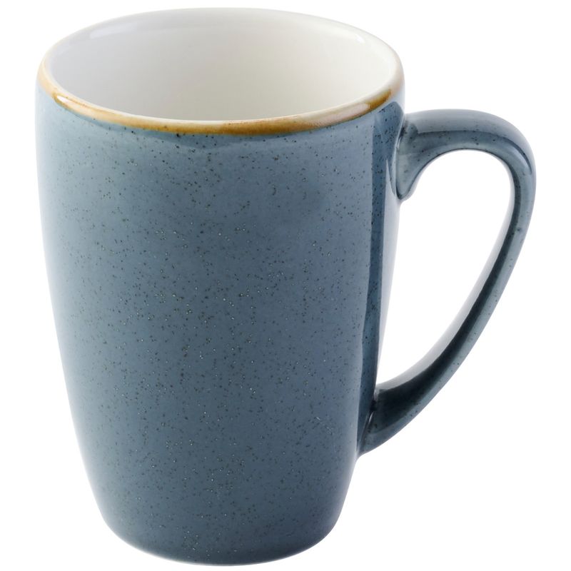 Churchill 34 cl mug Stonecast Blueberry horeca use