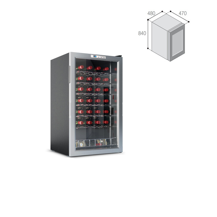 Wine Cooler with Compressor DCW95 - Vitrifrigo