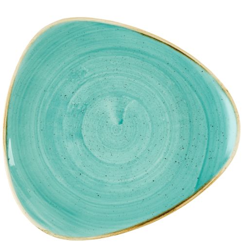 Churchill 22,9 cm triangular plate Stonecast Mint horeca use