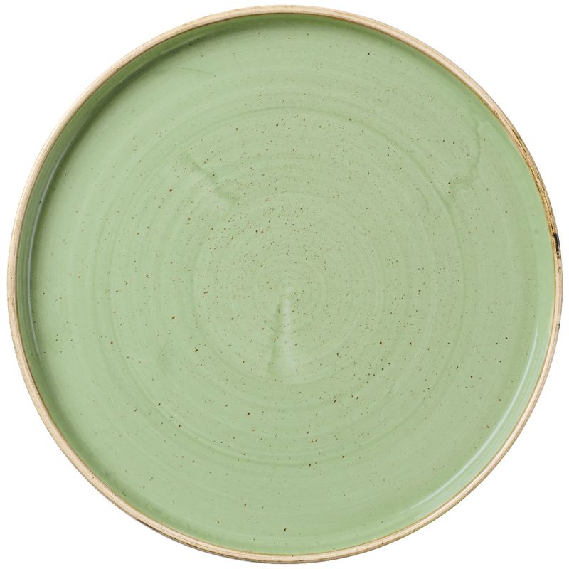 Churchill 26 cm vertical rim plate Stonecast Sage Green horeca use