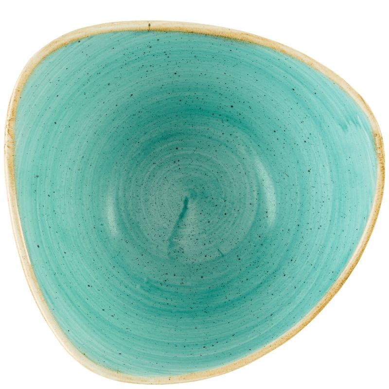 Churchill 15,3 cm triangular bowl Stonecast Mint horeca professional use
