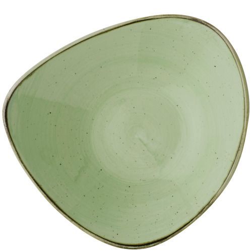 Triangular Bowl 15.3 cm Stonecast Sage Green - Churchill
