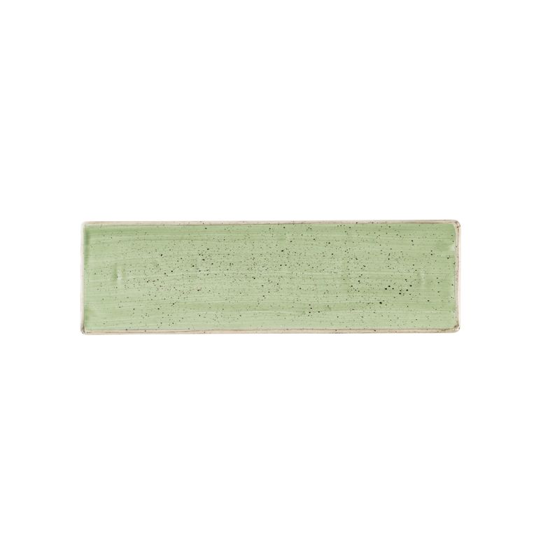 Churchill 29,8x15,3 cm oblong plate Stonecast Sage Green horeca use