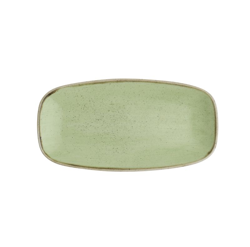 Oblong Plate 29.8 x 15.3 cm Stonecast Sage Green - Churchill