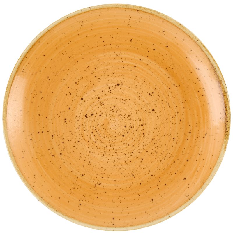 Flat Plate 16.5 cm Stonecast Tangerine - Churchill